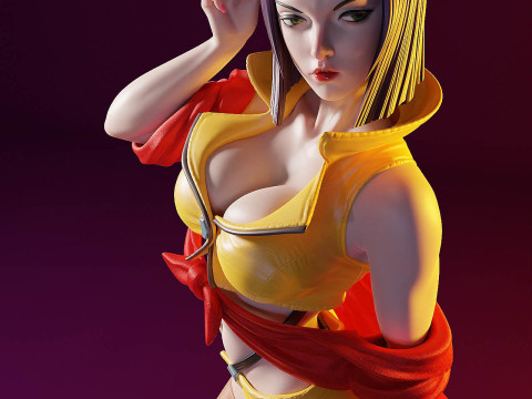 Faye Valentine 3D Print Model