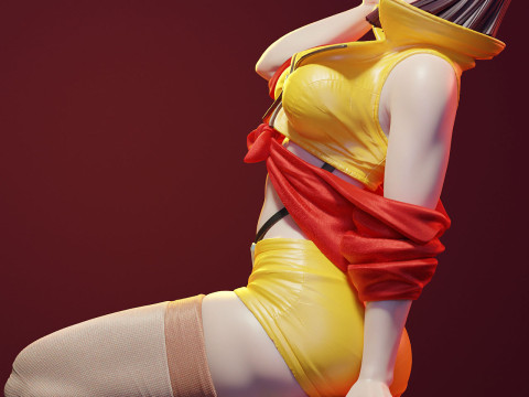 Faye Valentine 3D Print Model
