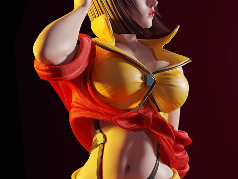 Faye Valentine 3D Print Model