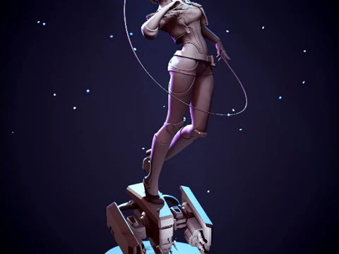 Lucy from Cyberpunk Edgerunners 3D Print Model