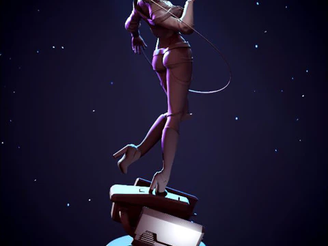 Lucy from Cyberpunk Edgerunners 3D Print Model
