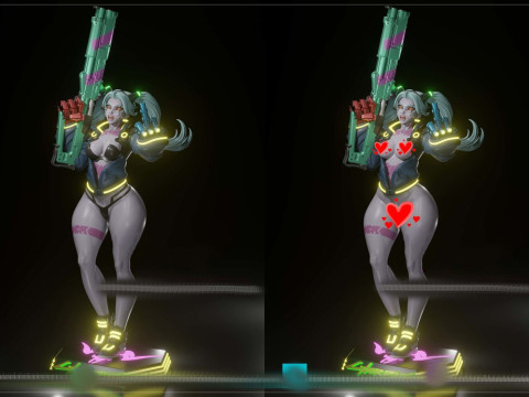 Cyberpunk Edgerunners Rebecca 3D printmodel