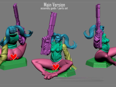 Cyberpunk Edgerunners Rebecca 3D printmodel