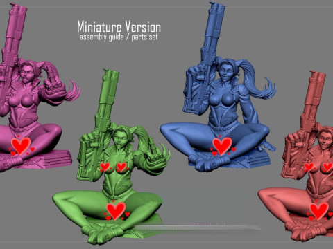 Cyberpunk Edgerunners Rebecca 3D printmodel