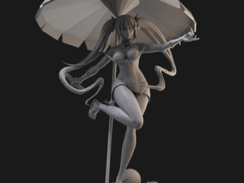 Hestia - Danmachi 3D Print Model