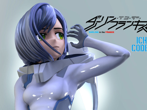 Ichigo From Darling in the Franxx 3D Print Model