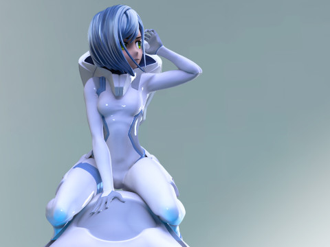 Ichigo From Darling in the Franxx Model Cetak 3D