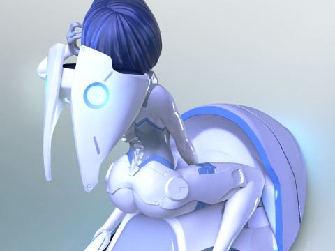Ichigo From Darling in the Franxx Model Cetak 3D