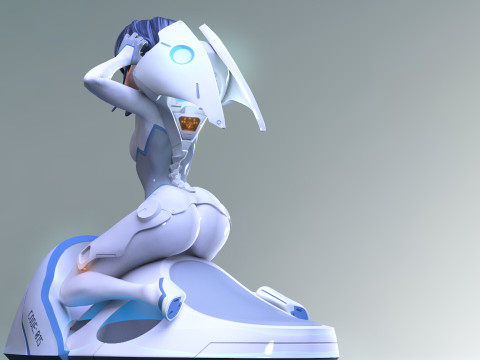 Ichigo From Darling in the Franxx Model Cetak 3D