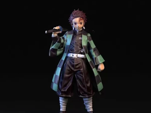 Tanjiro Kamado uccisore di demoni Modello di stampa 3D