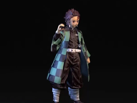 Tanjiro Kamado Demon Slayer 3D Print Model