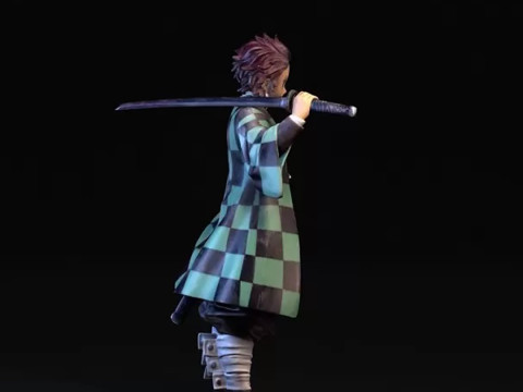 Tanjiro Kamado Demon Slayer 3D Принт Модель