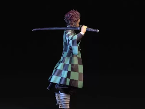 Tanjiro Kamado Demon Slayer 3D Print Model