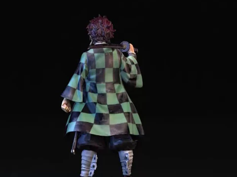 Tanjiro Kamado Demon Slayer 3D Print Model