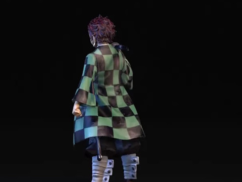 Tanjiro Kamado Demon Slayer 3D Принт Модель