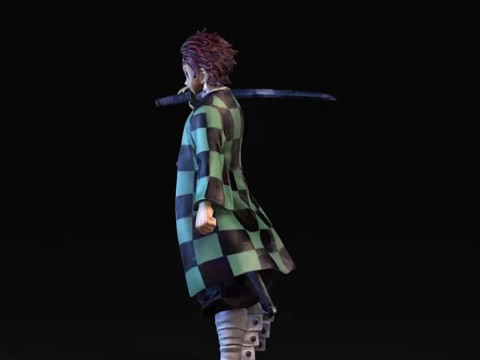 Tanjiro Kamado Demon Slayer 3D Принт Модель