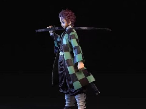 Tanjiro Kamado Demon Slayer 3D Принт Модель