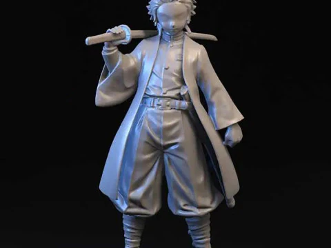 Tanjiro Kamado Demon Slayer 3D Print Model