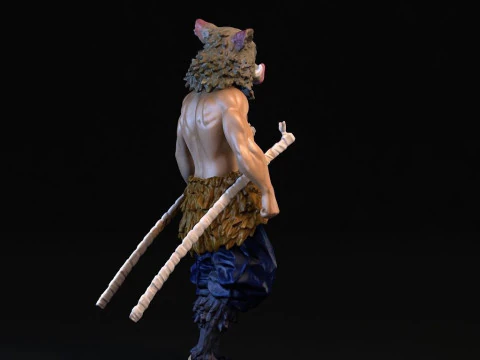 Inosuke Hashibira Demon Slayer 3D Print Model