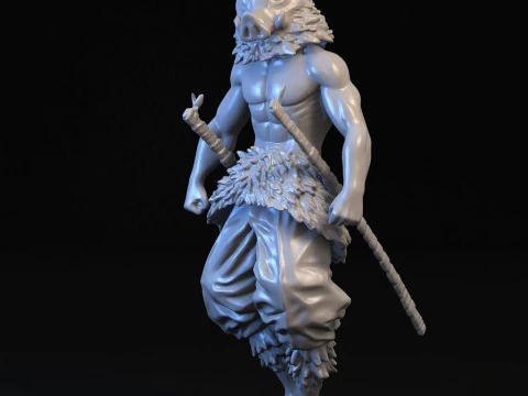 Inosuke Hashibira Demon Slayer 3D Print Model