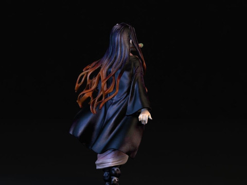 Nezuko Kamado Demon Slayer Modelo de Impressão 3D