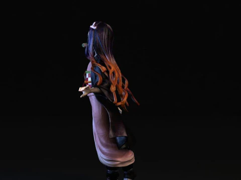 Nezuko Kamado Demon Slayer 3D Print Model