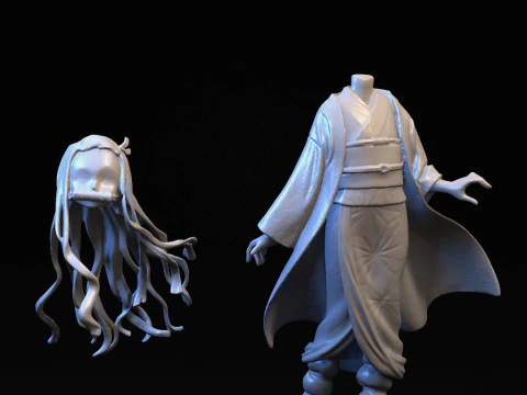 Nezuko Kamado Demon Slayer 3D Print Model
