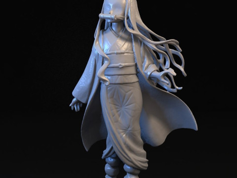 Nezuko Kamado Demon Slayer Modelo de Impressão 3D