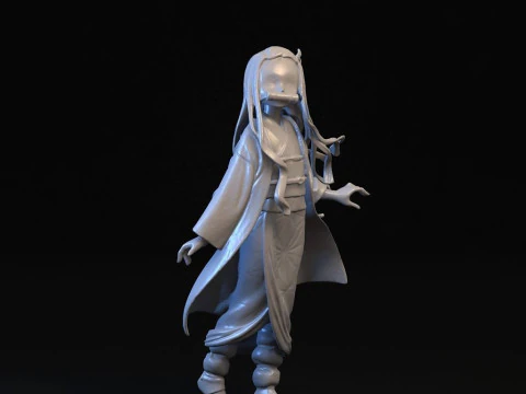 Nezuko Kamado Demon Slayer 3D Print Model