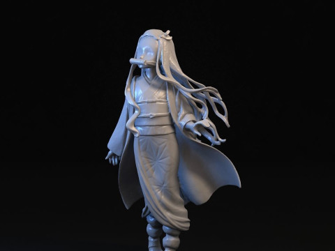 Nezuko Kamado Demon Slayer Modelo de Impressão 3D