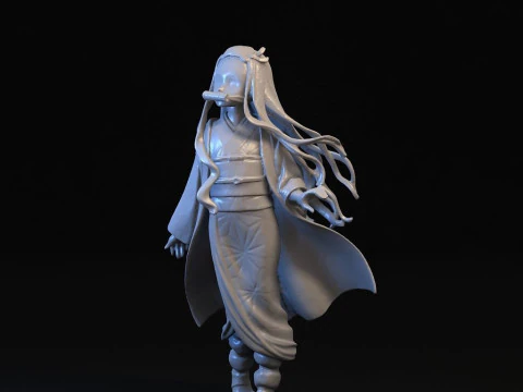 Nezuko Kamado Demon Slayer 3D Print Model