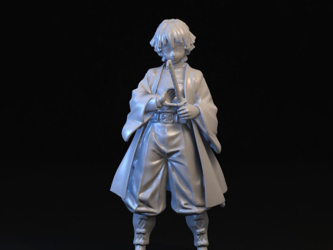 Zenitsu Agatsuma Demon Slayer Modèles 3D en vedette