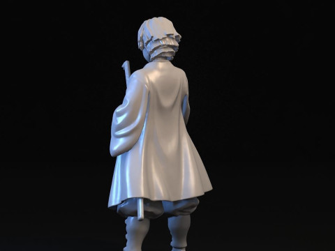 Zenitsu Agatsuma Demon Slayer Modèles 3D en vedette