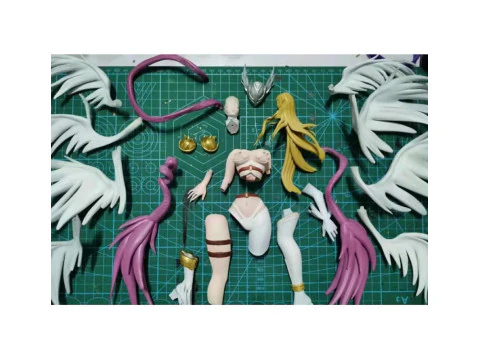 Angewomon Statue 3D Print Model