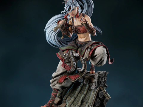 Figura Assassina Modelo de Impressão 3D