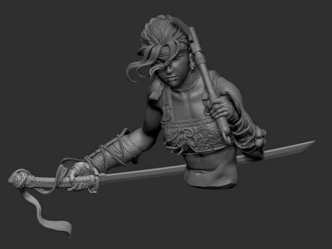 Assassin Figure 3D Print Model
