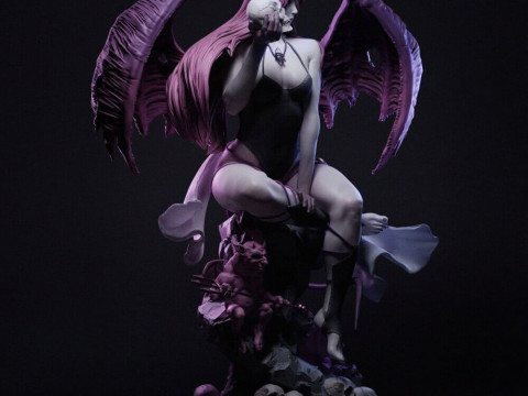 Succubus Statue 3Dプリントモデル