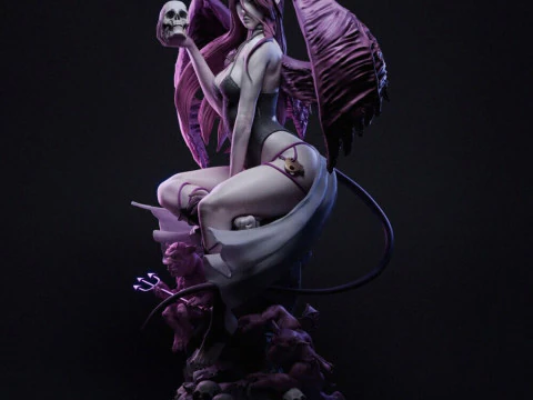 Succubus Statue 3D Print Model
