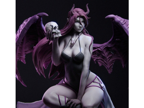 Succubus Statue 3Dプリントモデル