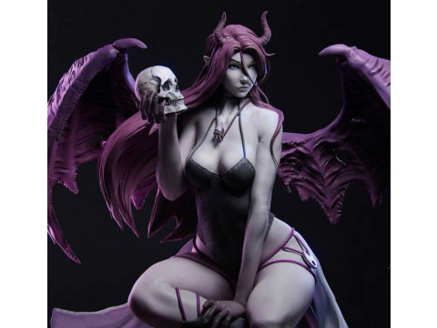 Succubus Statue 3D Print Model