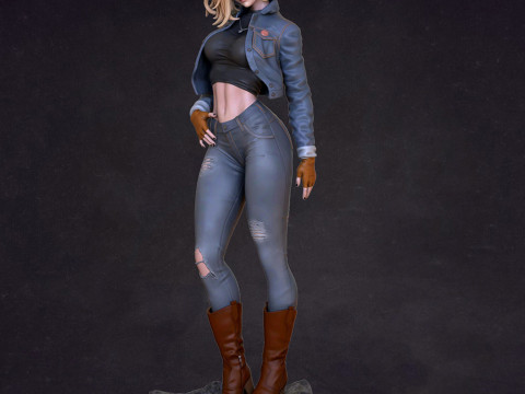Android 18 3D Print Model