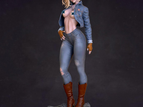 Android 18 3D Baskı Modeli