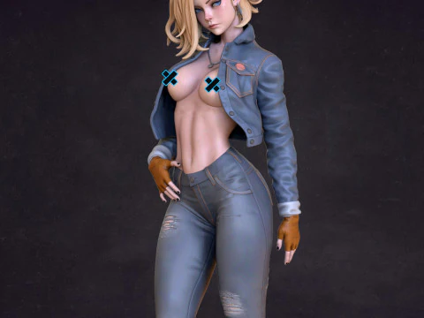 Android 18 3D Print Model