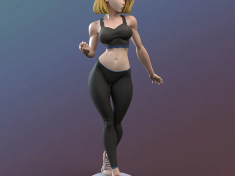 Android 18 3D Print Model