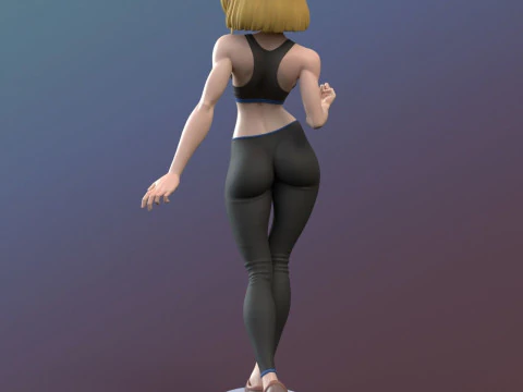 Android 18 3D Print Model