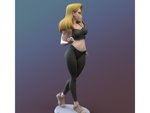 Android 18 Model Cetak 3D