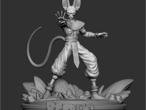 Beerus Dragon Ball Z 3D Print Model