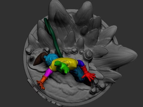 Beerus Dragon Ball Z 3D 打印模型