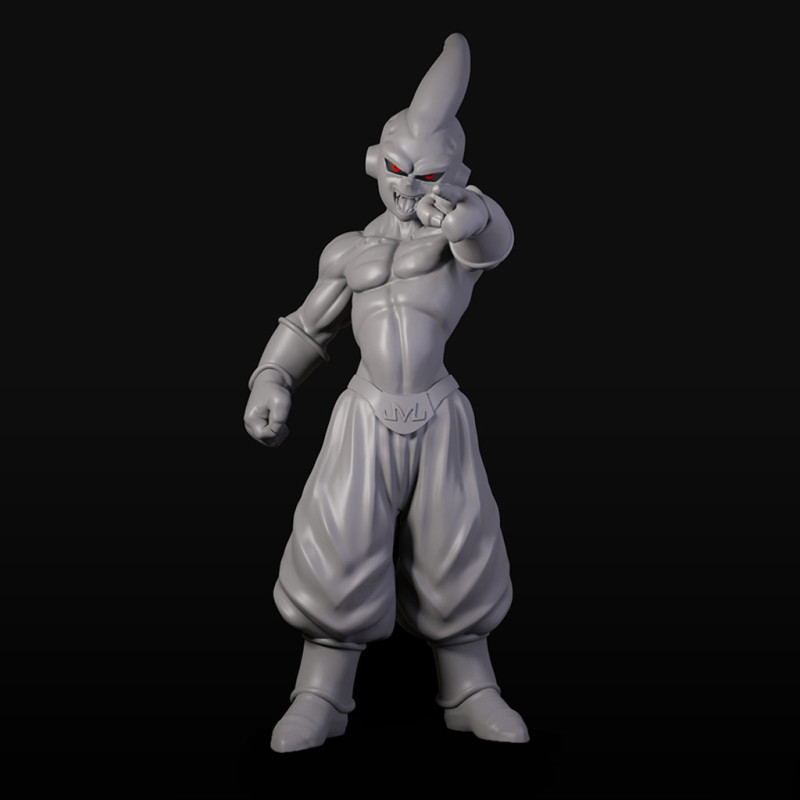 Majin Buu from Dragon Ball Z 3D Print Model .c4d .max .obj .3ds .fbx .stl .blend