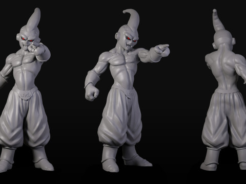 Majin Buu from Dragon Ball Z 3D Print Model